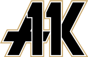 Ali Krieger alt logo in black and gold